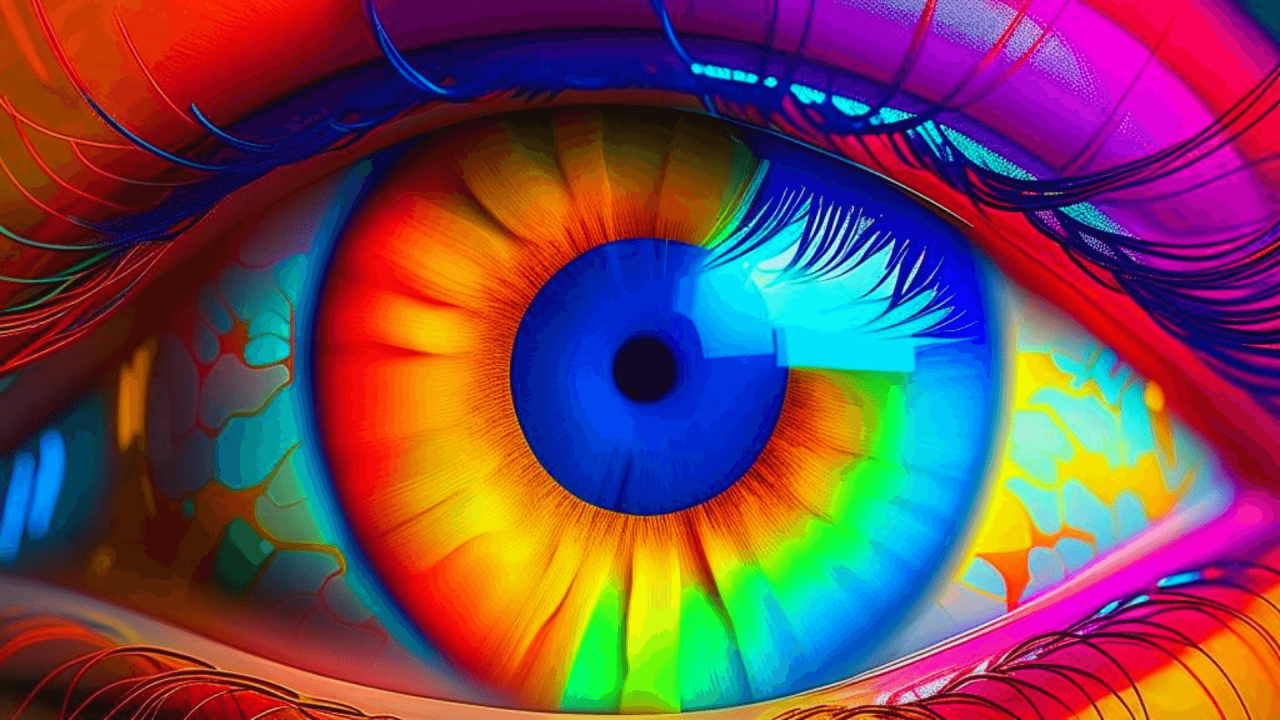 Ilustración de un ojo humano con un detalle de lente de FitLine MicroSolve Luteína, resaltando su contribución a la salud visual.